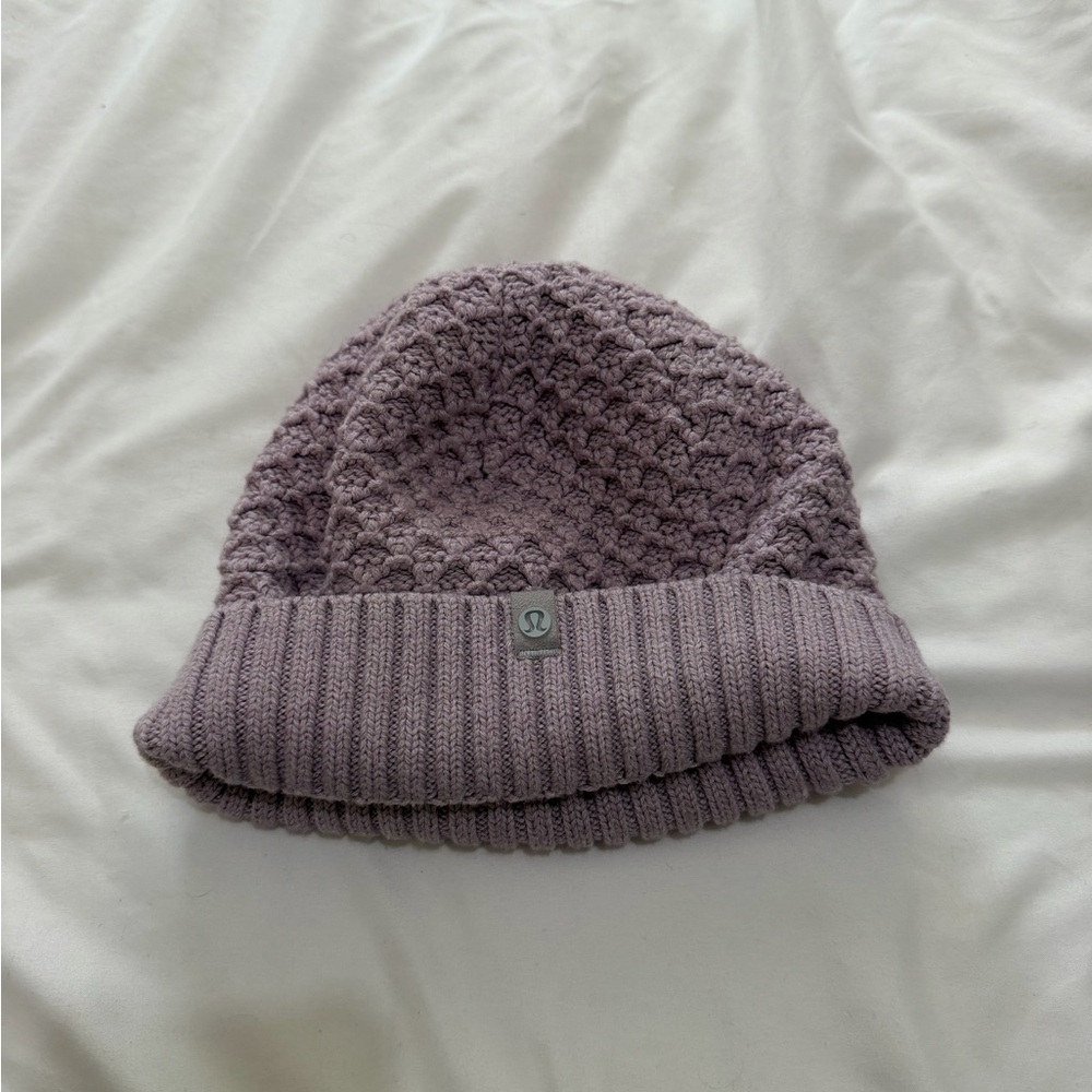 Lululemon Athletica Purple Knit Beanie